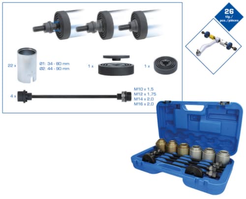 Brilliant Tools Zug- und Druckhülsen-Satz