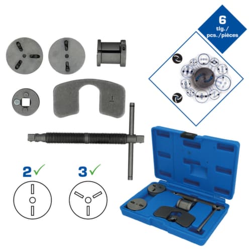 Brilliant Tools Universal-Bremskolben-Rückstellwerkzeug-Satz