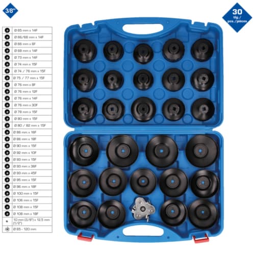 Brilliant Tools Ölfilterschlüssel-Satz
