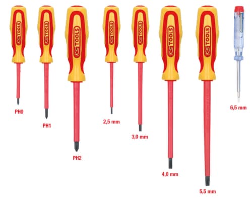 KS Tools ERGOTORQUE VDE Schraubendreher-Satz