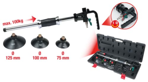 KS Tools Druckluft-Ausbeulhammer-Satz