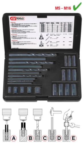 KS Tools Gewindeausdreh-Satz