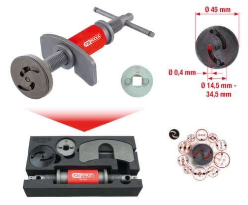 KS Tools Universal Bremskolben-Rückstell-Werkzeug-Satz