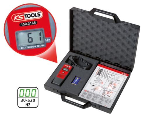 KS Tools Elektronischer Riemenspannungs-Prüfer HZ