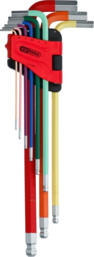 KS Tools Kugelkopf-Innensechskant-Winkelstiftschlüssel-Satz