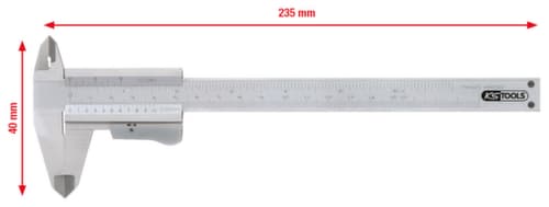 KS Tools Taschen-Messschieber 0-150mm