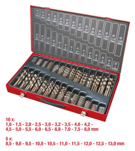 KS Tools HSS-G Co 5 Spiralbohrer-Satz