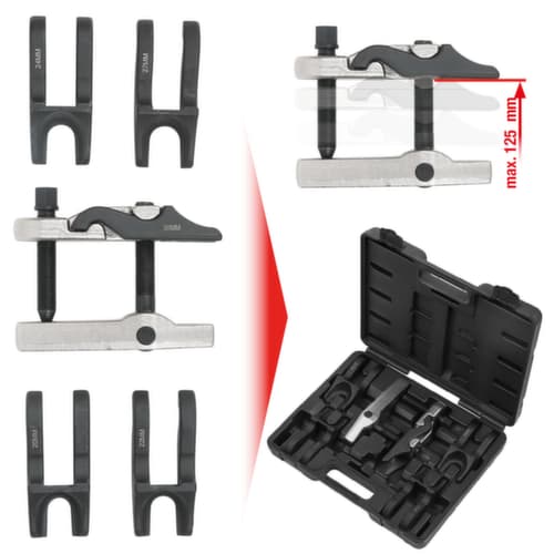 KS Tools Universal Kugelgelenk-Ausdrücker-Satz mit auswechselbaren Gabeln