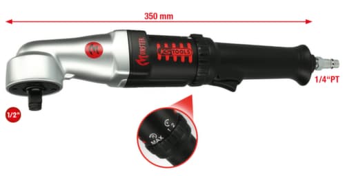 KS Tools 1/2" MONSTER Hochleistungs-Druckluft-Winkel-Schlagschrauber