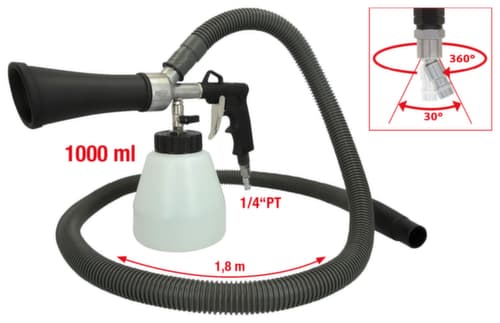 KS Tools Druckluft-Reinigungs-Pistolen-Satz mit Absaugvorrichtung