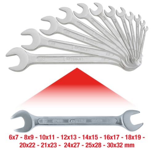 KS Tools Doppel-Maulschlüssel-Satz