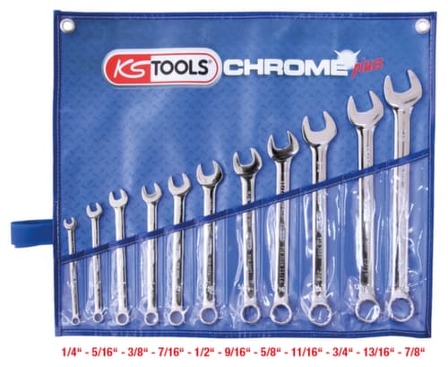 KS Tools CHROMEplus Ringmaulschlüssel-Satz