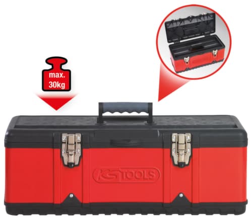 KS Tools Kunststoff-Stahlblech-Werkzeugkiste