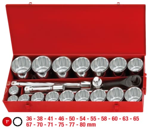 KS Tools 1" Steckschlüssel-Satz