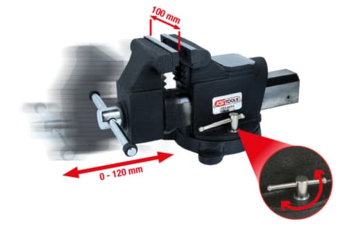 KS Tools Parallel-Schraubstock