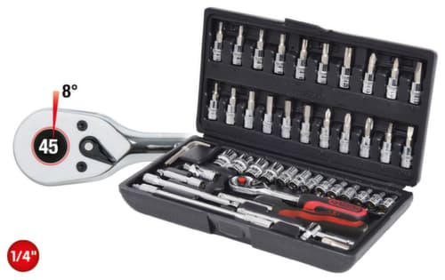 KS Tools 1/4" CHROMEplus Steckschlüssel-Satz