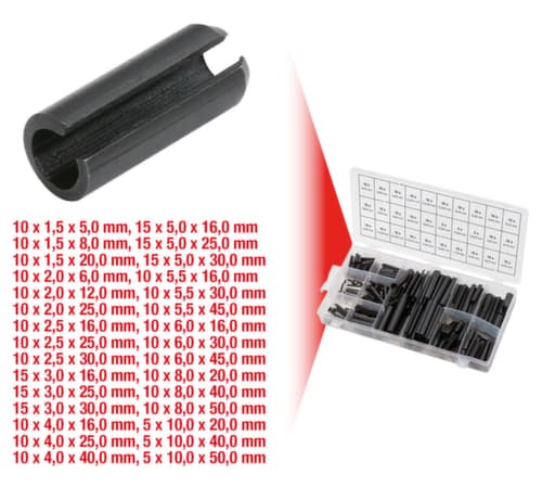 KS Tools Sortiment Hohlspannstifte