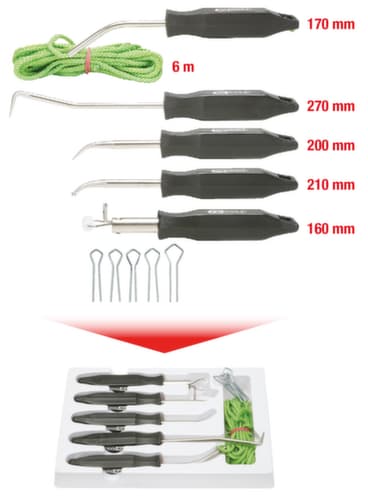KS Tools Windschutzscheiben-Montage-Satz