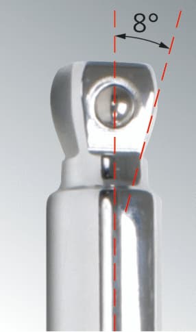 KS Tools 1/4"+3/8"+1/2" CHROMEplus Kipp-Verlängerungs-Satz