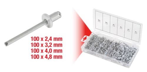 KS Tools Sortiment Blindnieten