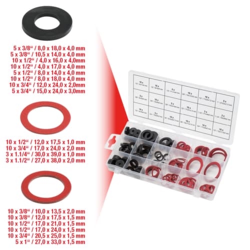 KS Tools Sortiment Dichtringe-Sanitär