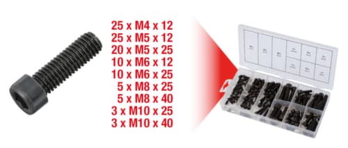 KS Tools Sortiment Innensechskant-Schrauben