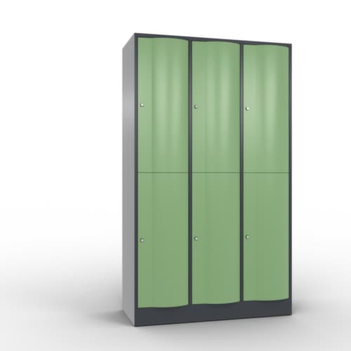 C+P Schließfachschrank Resisto, 6 Fächer