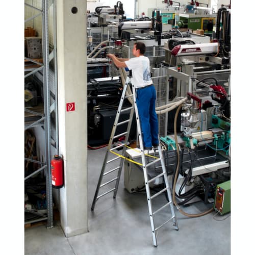 ZARGES Sprossenstehleiter in robuster Industrieausführung