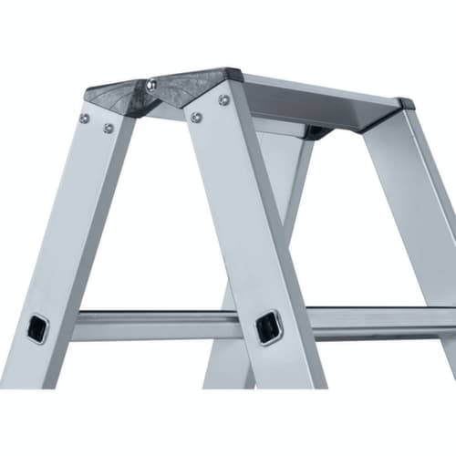ZARGES Stehleiter R13step B mit rutschsicheren Stufen, 2 x 8 Stufen mit R13-Belag