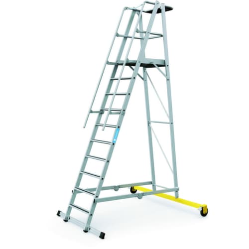 ZARGES Plattformleiter ZAP Safemaster Plus S roll- und klappbar mit Traverse
