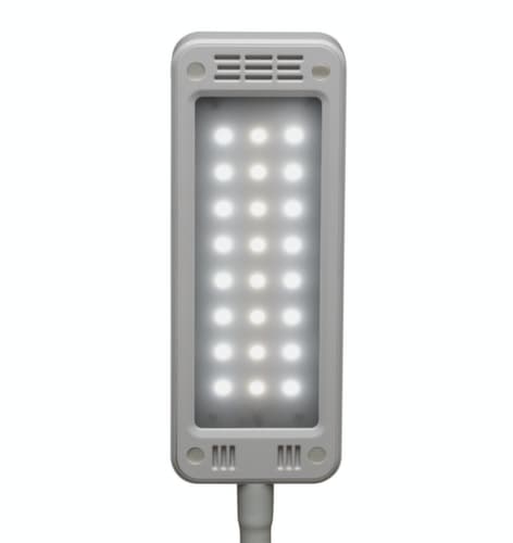 MAUL Kompakte LED-Schreibtischleuchte MAULpearly colour vario mit einstellbarer Farbtemperatur, Licht tageslicht- bis warmweiß, schwarz