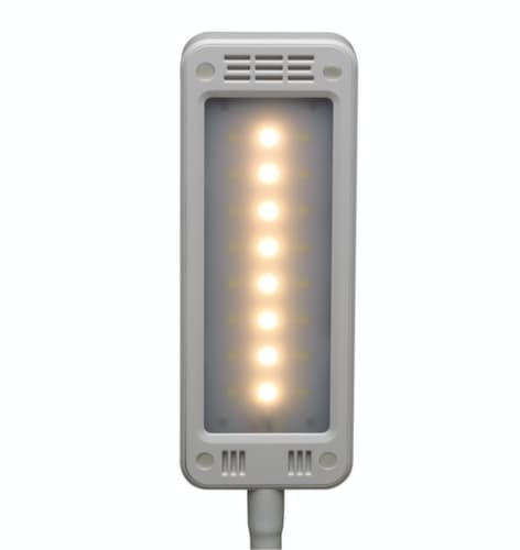 MAUL Kompakte LED-Schreibtischleuchte MAULpearly colour vario mit einstellbarer Farbtemperatur, Licht tageslicht- bis warmweiß, schwarz