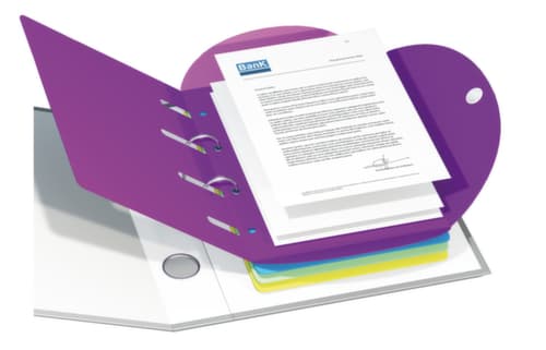 tarifold Dokumentenmappe, farblich sortiert