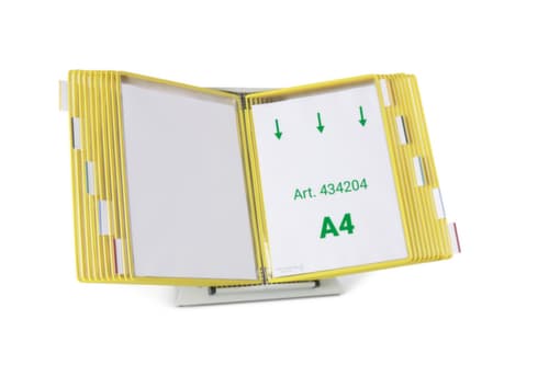 tarifold Tisch-Sichttafelsystem, mit 20 Sichttafeln in DIN A4