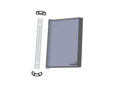 tarifold Wandelement PRO mit PVC-Sichttafeln, mit 5 Sichttafeln in DIN A4