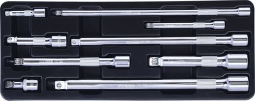 KS Tools 1/4"+3/8"+1/2" CHROMEplus Kipp-Verlängerungs-Satz