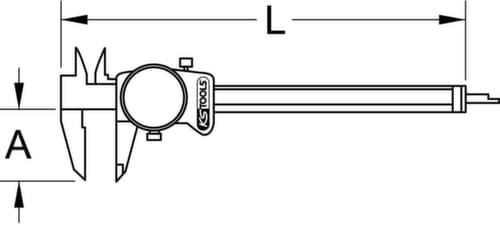 KS Tools Uhren-Messschieber