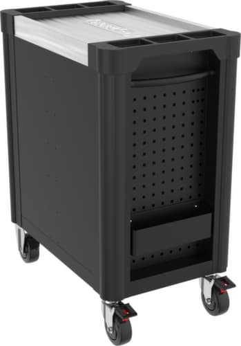 KS Tools PERFORMANCEplus P10 SCHWARZ/ROT Werkstattwagen mit 8 Schubladen