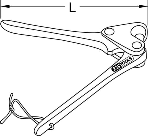 KS Tools Blei-Plombenzange 8mm