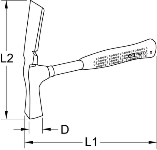 KS Tools Maurerhammer