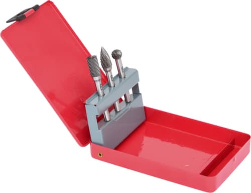 KS Tools HM Frässtift-Satz in Stahlblechkassette