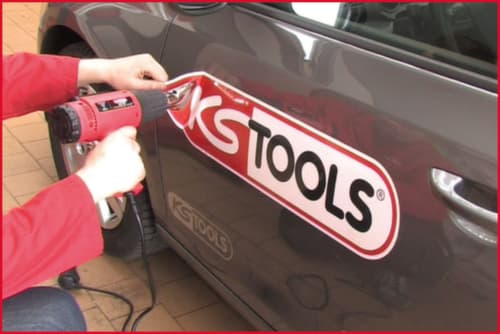 KS Tools Heißluft-Gerät Satz inkl. 4 Aufsätze