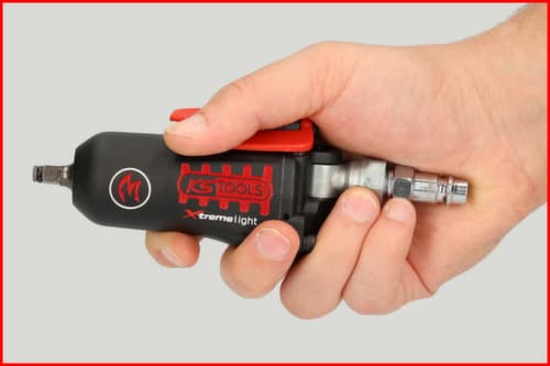 KS Tools 1/4" MONSTER Xtremelight Mini-Druckluft-Schlagschrauber mit Umschaltwippe