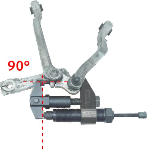 KS Tools Klemmschrauben-Ausdrücker mit Hydraulikspindel