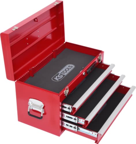 KS Tools Werkzeugtruhe mit 3 Schubladen-rot