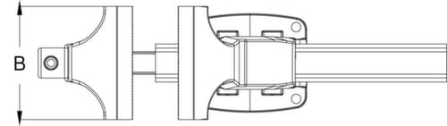 KS Tools Parallel-Schraubstock mit Drehteller