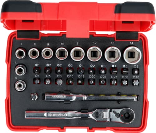 KS Tools 1/4" TORSIONpower Bit-Stecknuss-Box