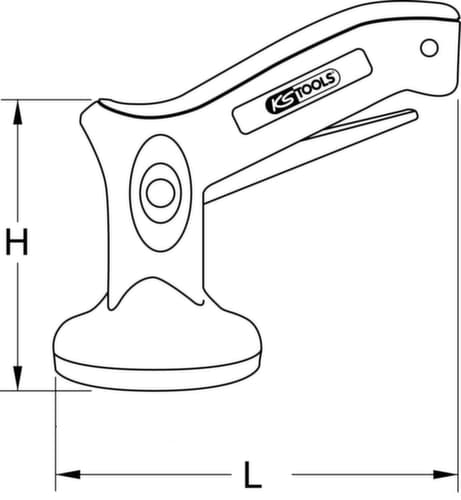 KS Tools Einhand-Mini-Saugheber