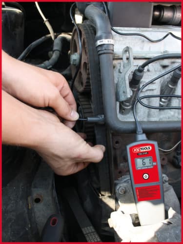 KS Tools Elektronischer Riemenspannungs-Prüfer HZ