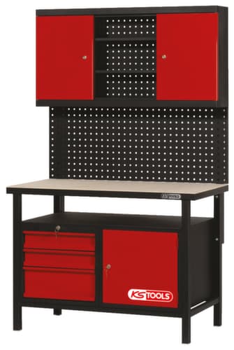 KS Tools Werkbank mit 3 Schubladen und 1 Tür